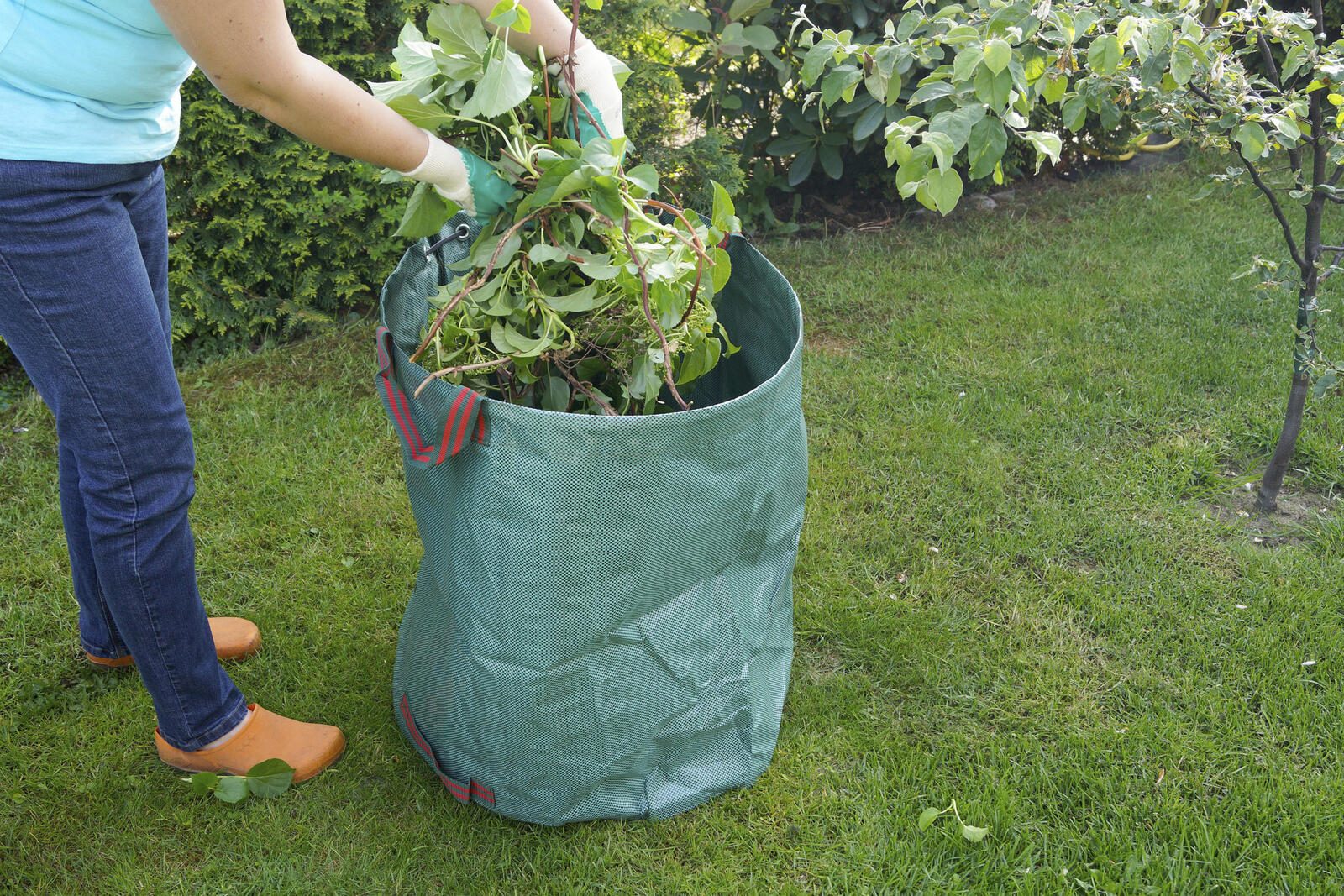 Gartenabfallsack 180,0 l grün