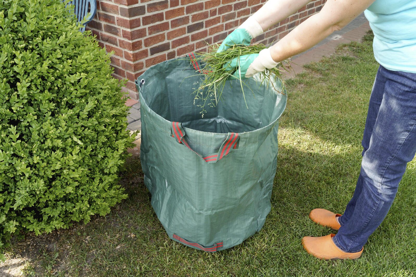 Gartenabfallsack 180,0 l grün