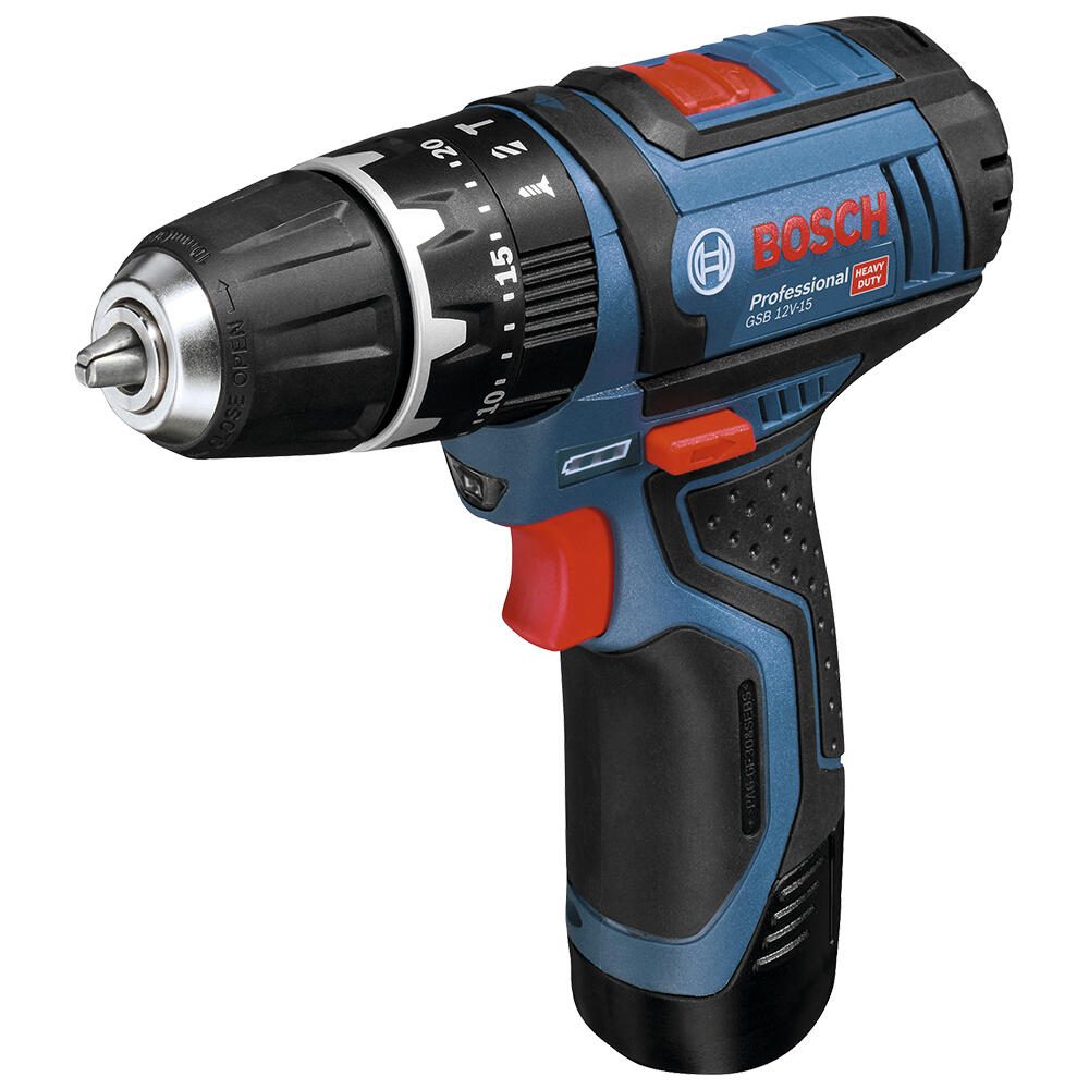BOSCH Professional Akku-Schlagbohrschrauber-Set GSB 12V-15