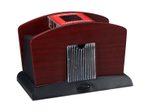 relaxdays elektrisch, Holzoptik Kartenmischgerät