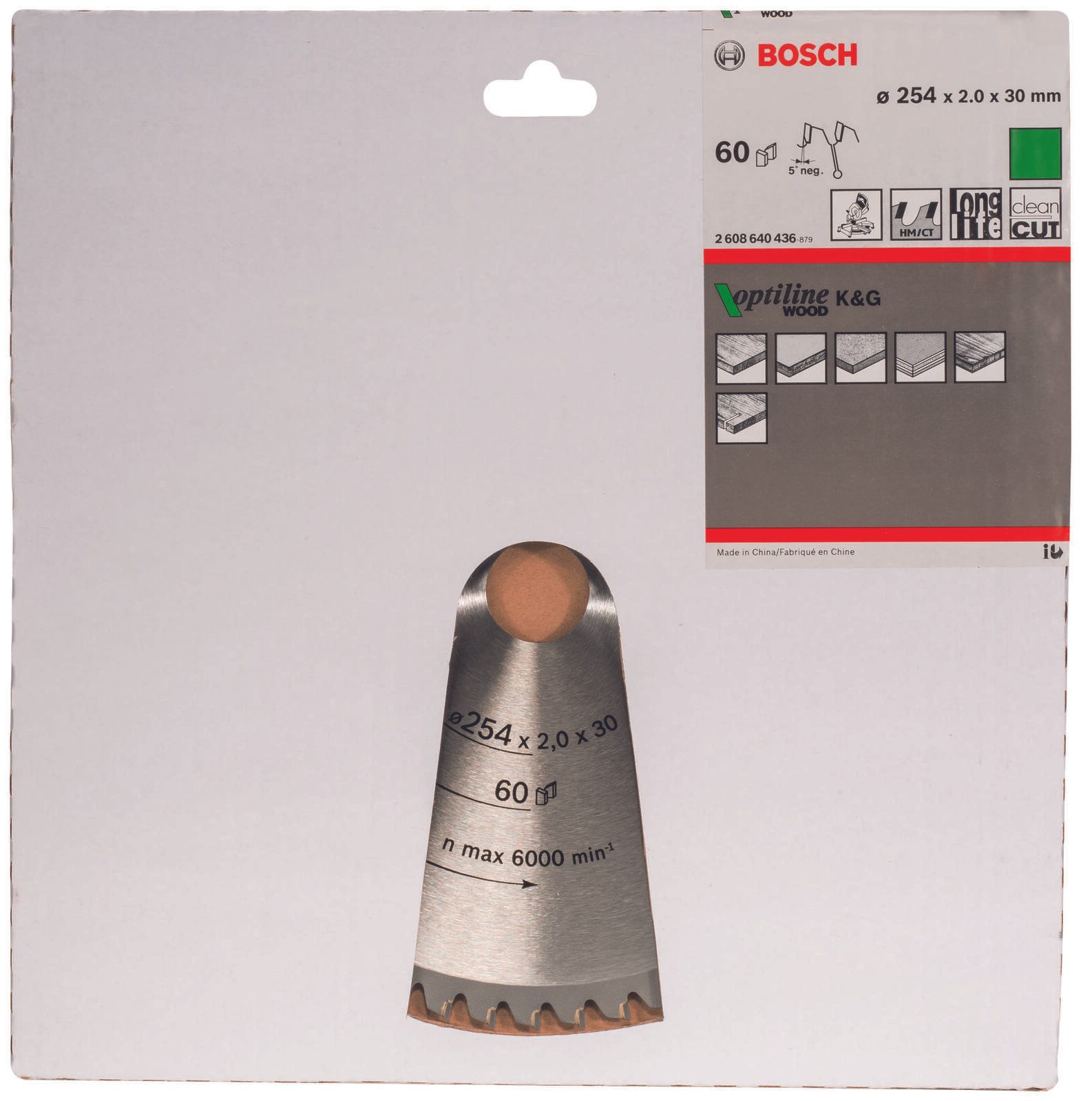 BOSCH Optiline Wood Kreissägeblatt 1 St.