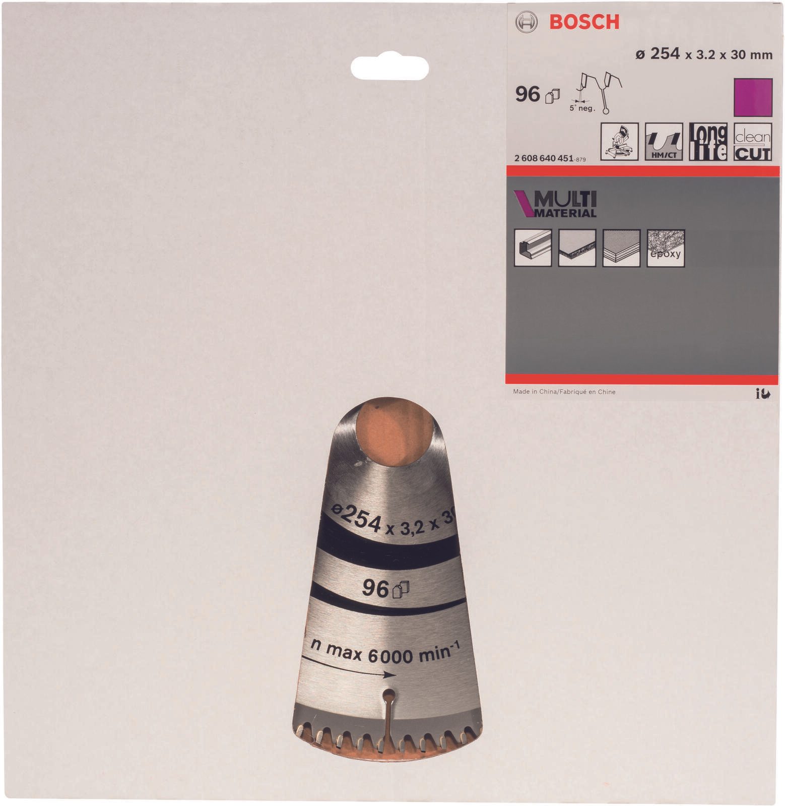 BOSCH Multi Material Kreissägeblatt 1 St.
