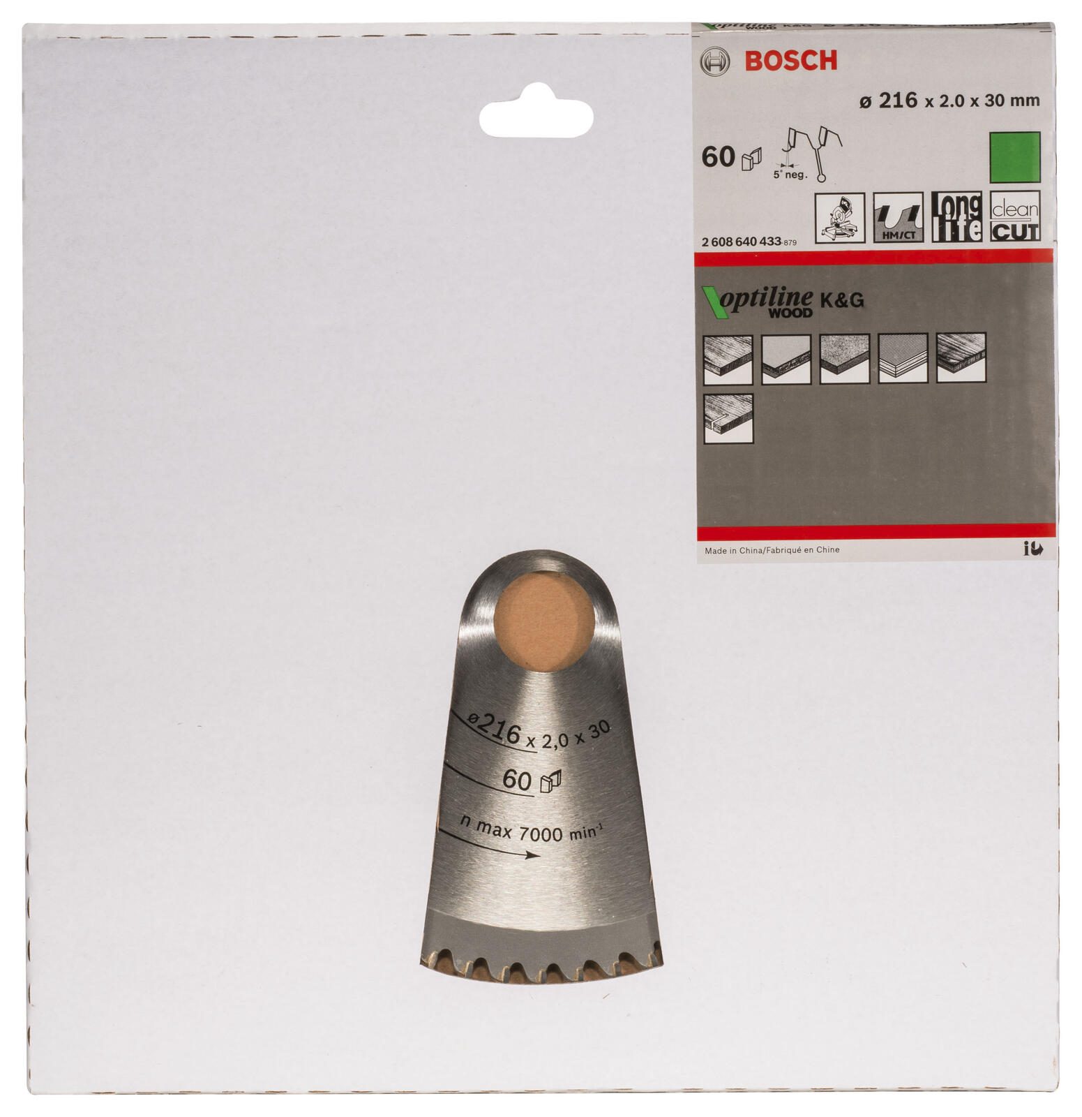 BOSCH Optiline Wood Kreissägeblatt 1 St.