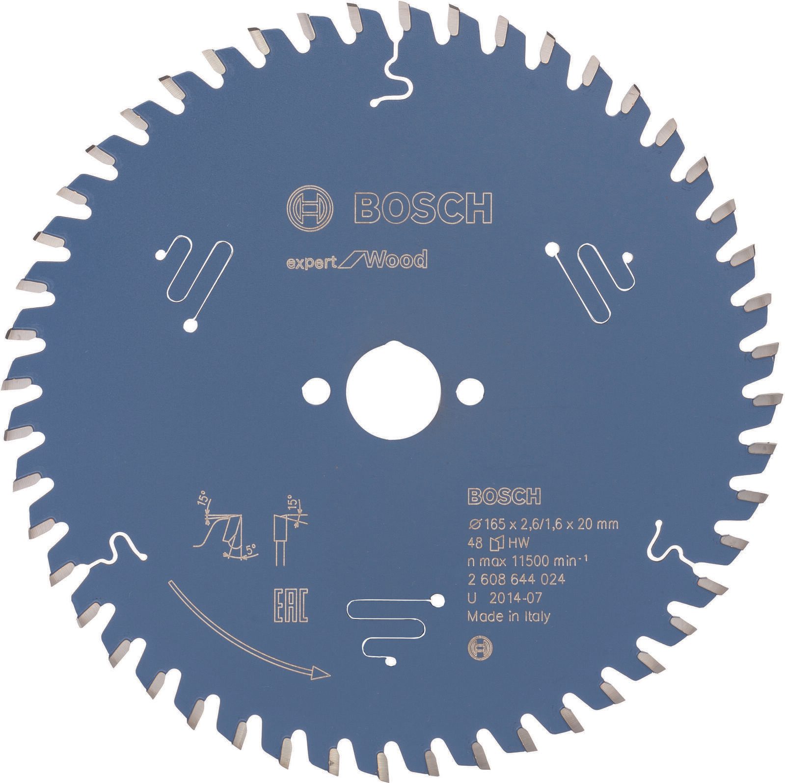 BOSCH Expert for Wood Kreissägeblatt 1 St.