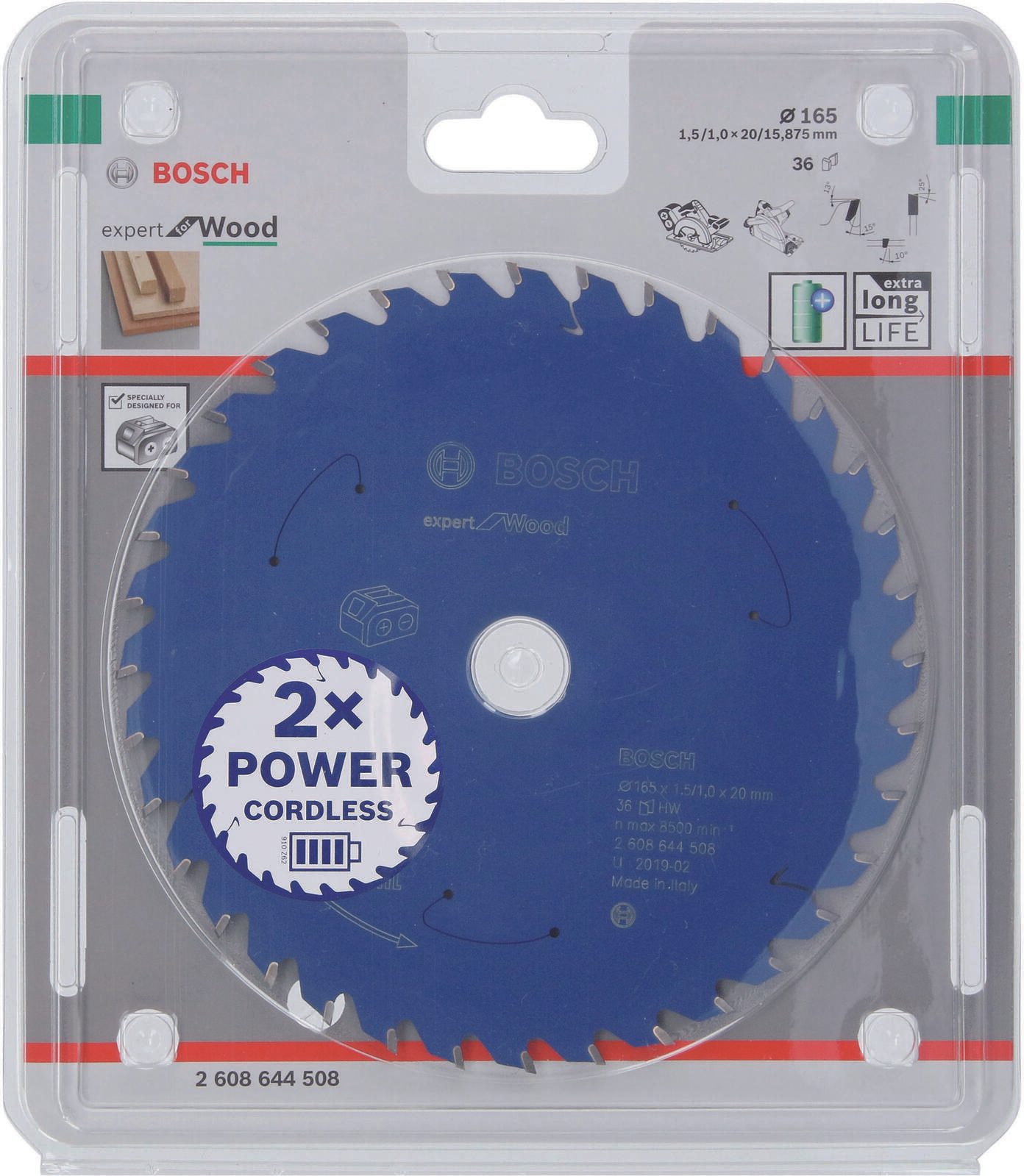 BOSCH Expert for Wood Kreissägeblatt 1 St.