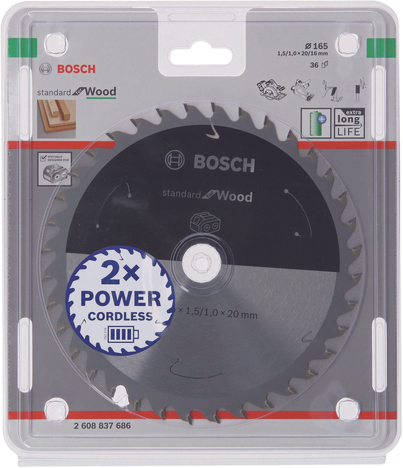 BOSCH Standard for Wood Kreissägeblatt 1 St.