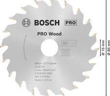 BOSCH Standard for Wood Kreissägeblatt 1 St.