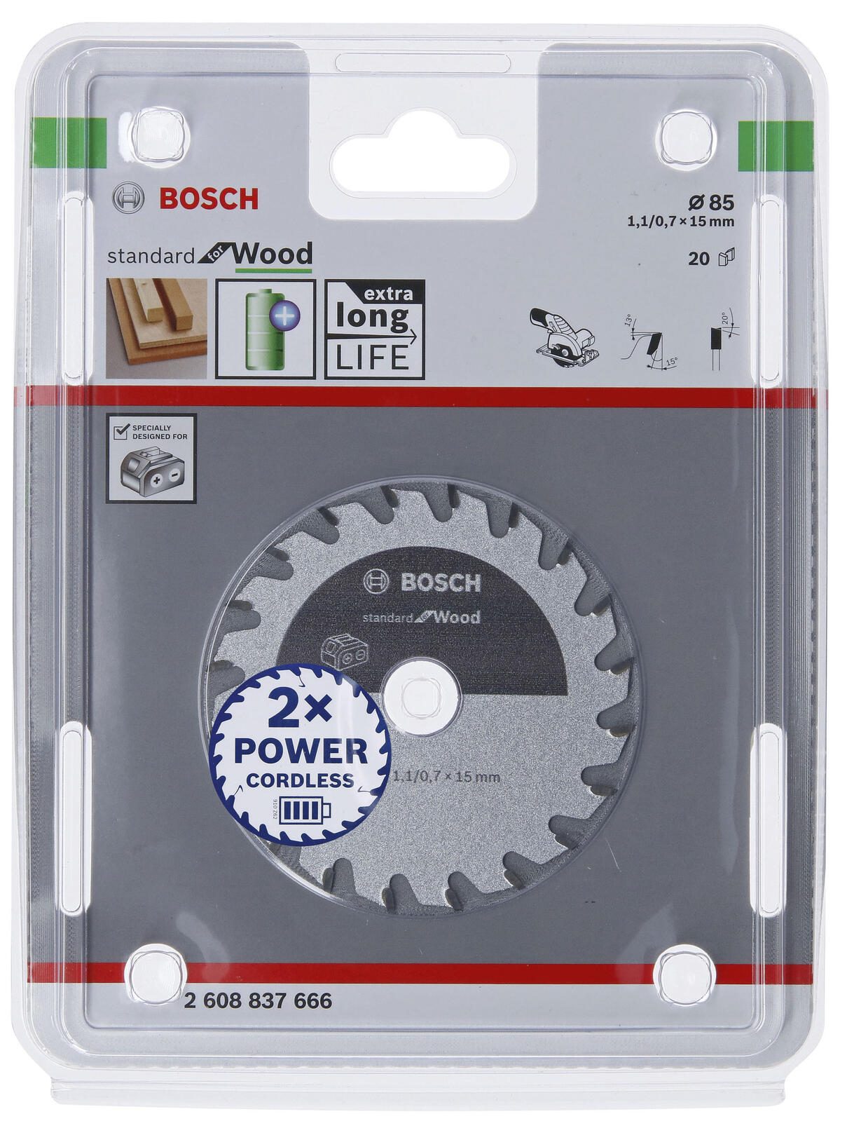 BOSCH Standard for Wood Kreissägeblatt 1 St.