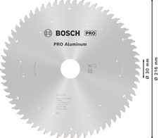 BOSCH Standard for Aluminium Kreissägeblatt 1 St.