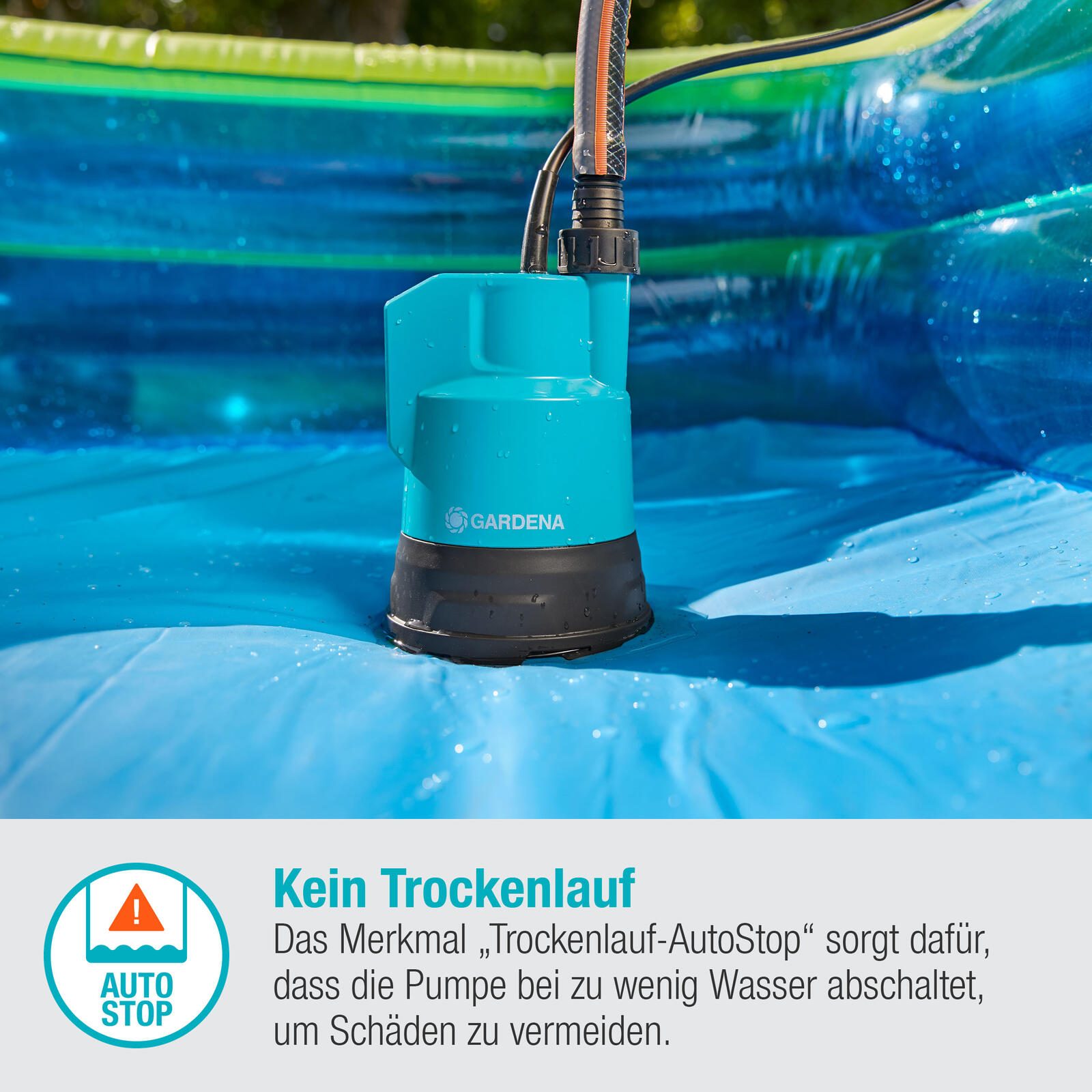 GARDENA Regenfasspumpe 2000/2 Ready-to-Use