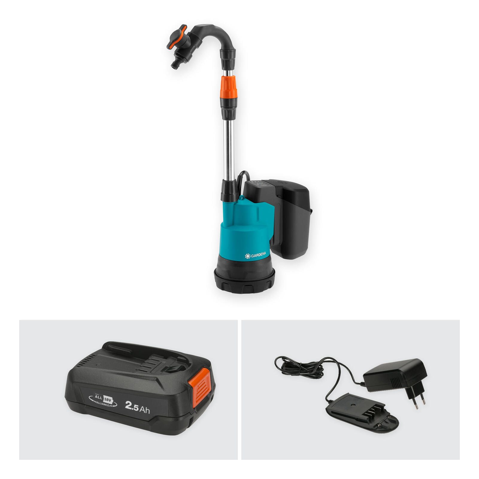 GARDENA Regenfasspumpe 2000/2 Ready-to-Use