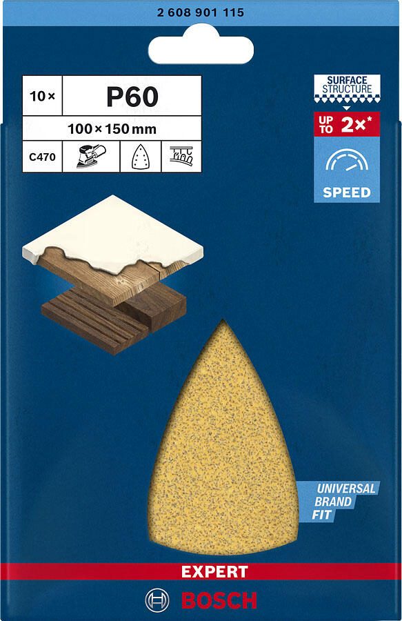 BOSCH EXPERT C470 Best for Wood and Paint Schleifblätter
