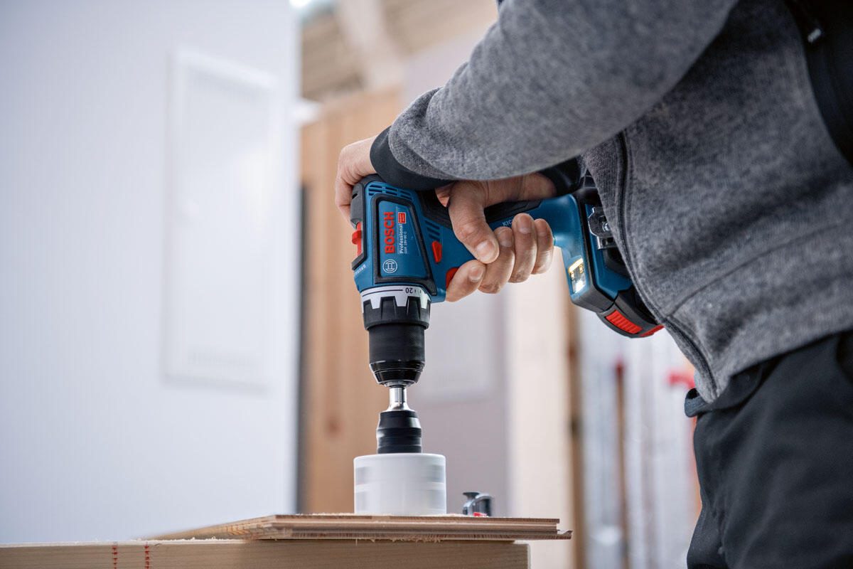 BOSCH Professional Akku-Bohrschrauber-Set GSR 18V-90 C