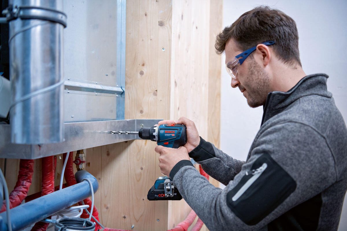 BOSCH Professional Akku-Bohrschrauber-Set GSR 18V-90 C