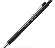 FABER-CASTELL GRIP 1347 Druckbleistift 0,7 mm, Härtegrad B, Gehäusefarbe: schwarz