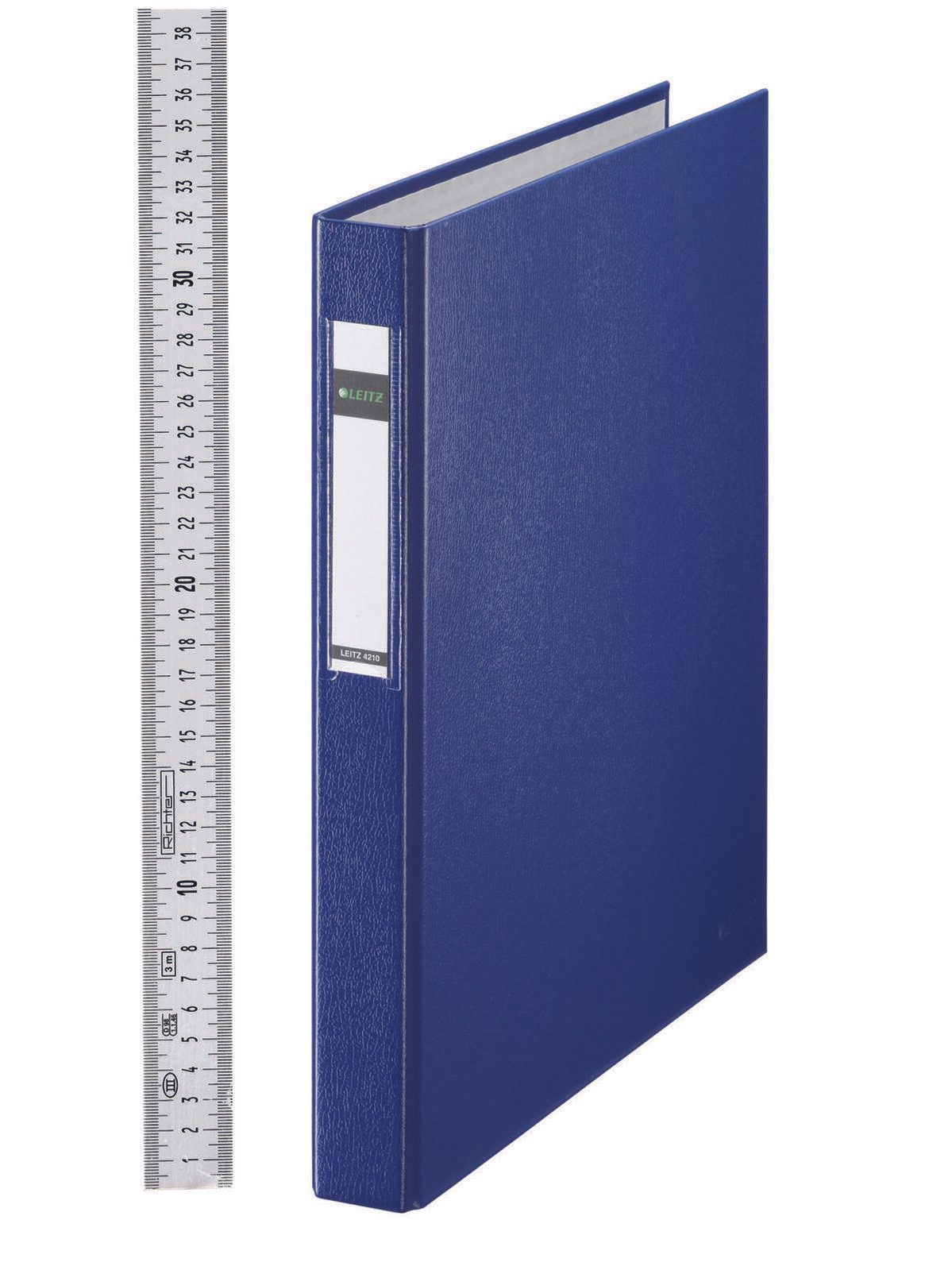 LEITZ Ringbuch 2-Ringe DIN A4 4 cm blau