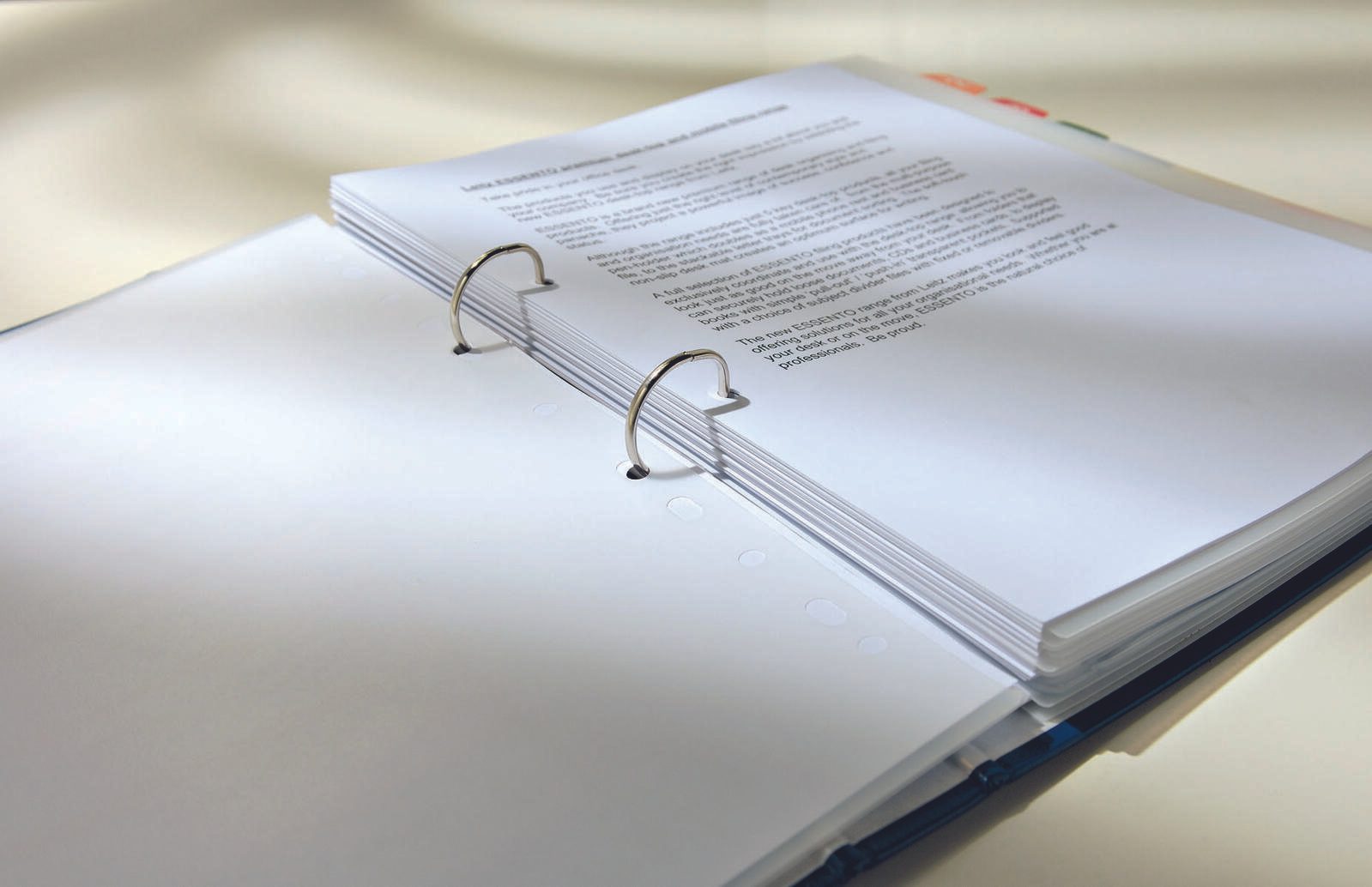 LEITZ Ringbuch 2-Ringe DIN A4 4 cm blau