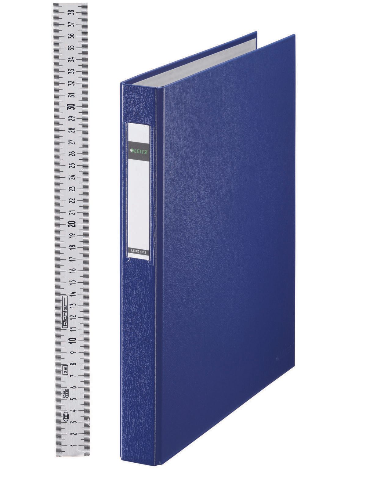 LEITZ Ringbuch 4-Ringe DIN A4 4 cm blau