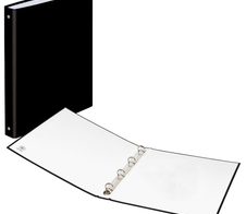 DONAU Ringbuch 4-Ringe DIN A4 3.5 cm schwarz