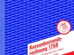 AVERY Zweckform Formularbuch Kassenbericht/Bestandsrechnung DIN A5 2x 40 Seiten