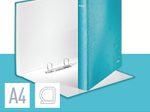 LEITZ Ringbuch 2-Ringe DIN A4 4 cm eisblau