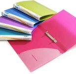 RAPESCO® Ringbücher 2-Ringe DIN A4 3.7 cm grün, blau, pink, violett, hellblau