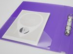 RAPESCO® Ringbücher 2-Ringe DIN A4 3.7 cm grün, blau, pink, violett, hellblau