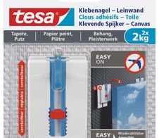 tesa Klebenägel 4.5 cm  x 6.4 cm weiß