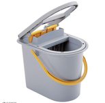 VERMOP Salmon Putzeimer 15,0 l grau, gelb