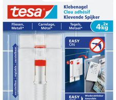 tesa Klebenägel 2.4 cm  x 4.5 cm weiß