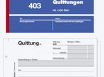 herlitz Formularbuch Quittung mit MwSt. separat ausgewiesen DIN A6 quer 2x 50 Seiten
