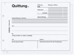 herlitz Formularbuch Quittung mit MwSt. separat ausgewiesen DIN A6 quer 2x 50 Seiten