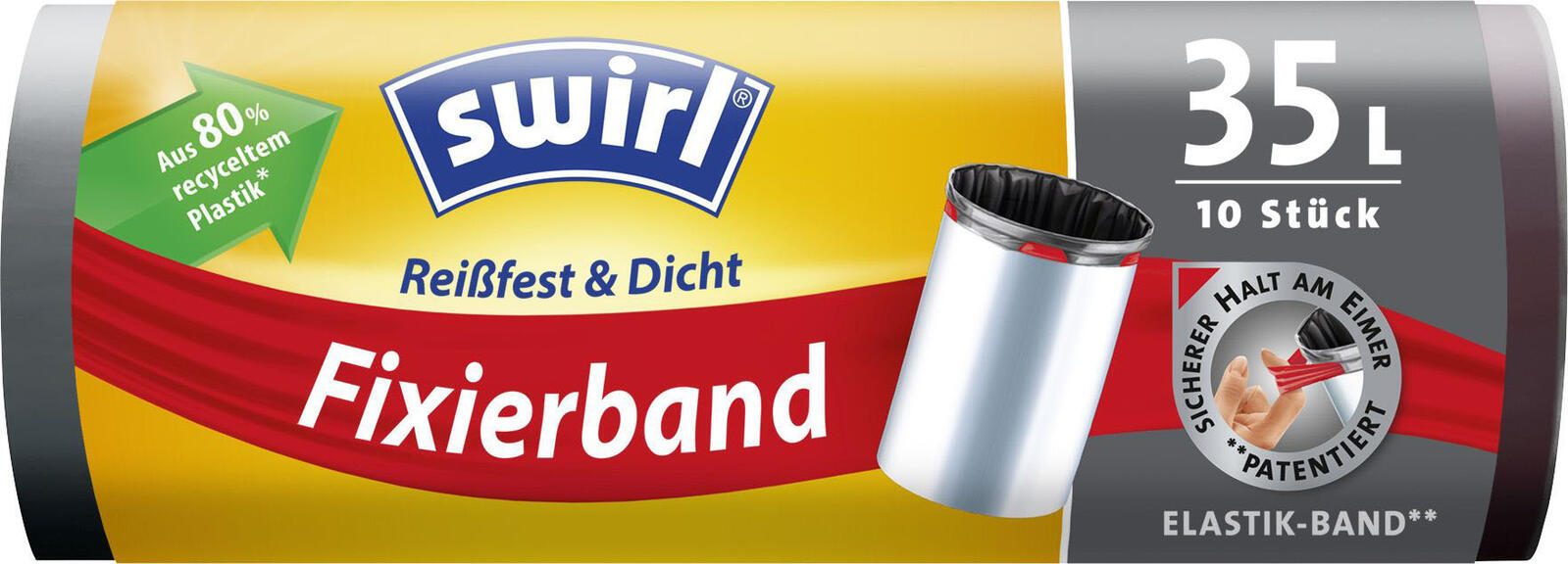 swirl® Müllbeutel 35,0 l schwarz