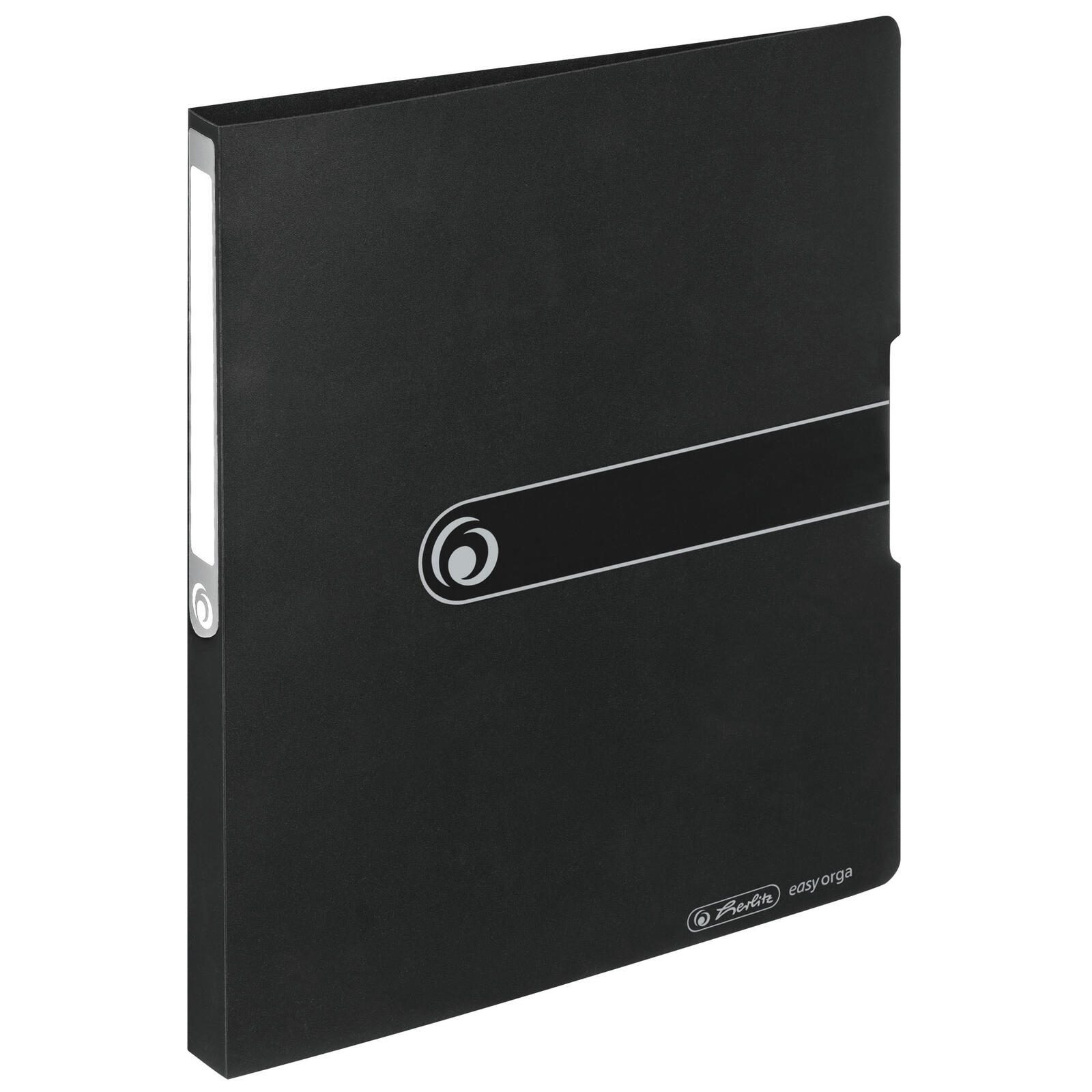 herlitz Ringbuch 2-Ringe DIN A4 2.7 cm schwarz