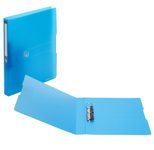 herlitz Ringbuch 2-Ringe DIN A4 3.8 cm blau-transparent