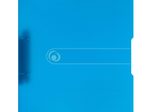herlitz Ringbuch 2-Ringe DIN A4 3.8 cm blau-transparent