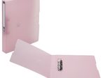 herlitz Ringbuch 2-Ringe DIN A4 3.8 cm rosa-transparent