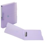 herlitz Ringbuch 2-Ringe DIN A4 3.8 cm lila-transparent