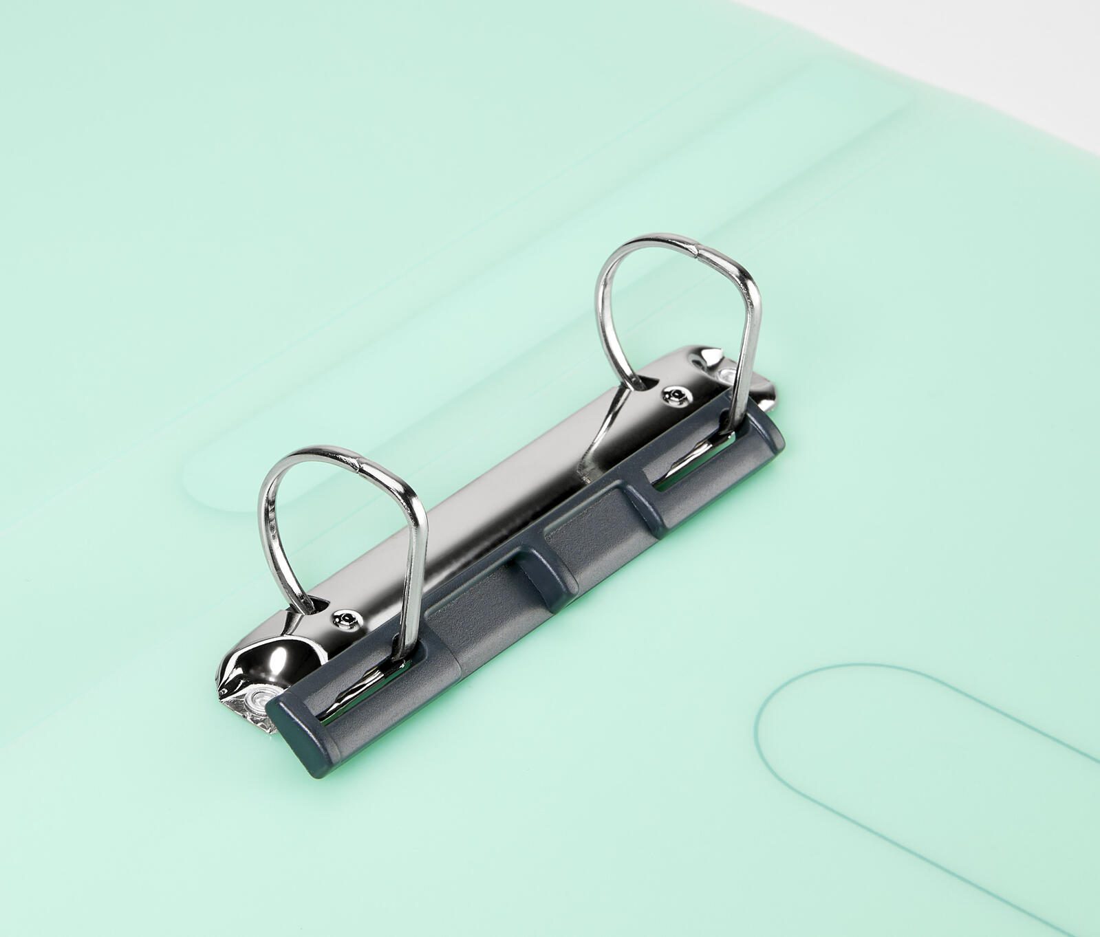 herlitz Ringbuch 2-Ringe DIN A4 3.8 cm grün-transparent