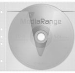 MediaRange 2er CD-/DVD-Hüllen abheftbar weiß, 50 St.