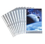 DURABLE Prospekthüllen DIN A4 quer 0.12 mm transparent
