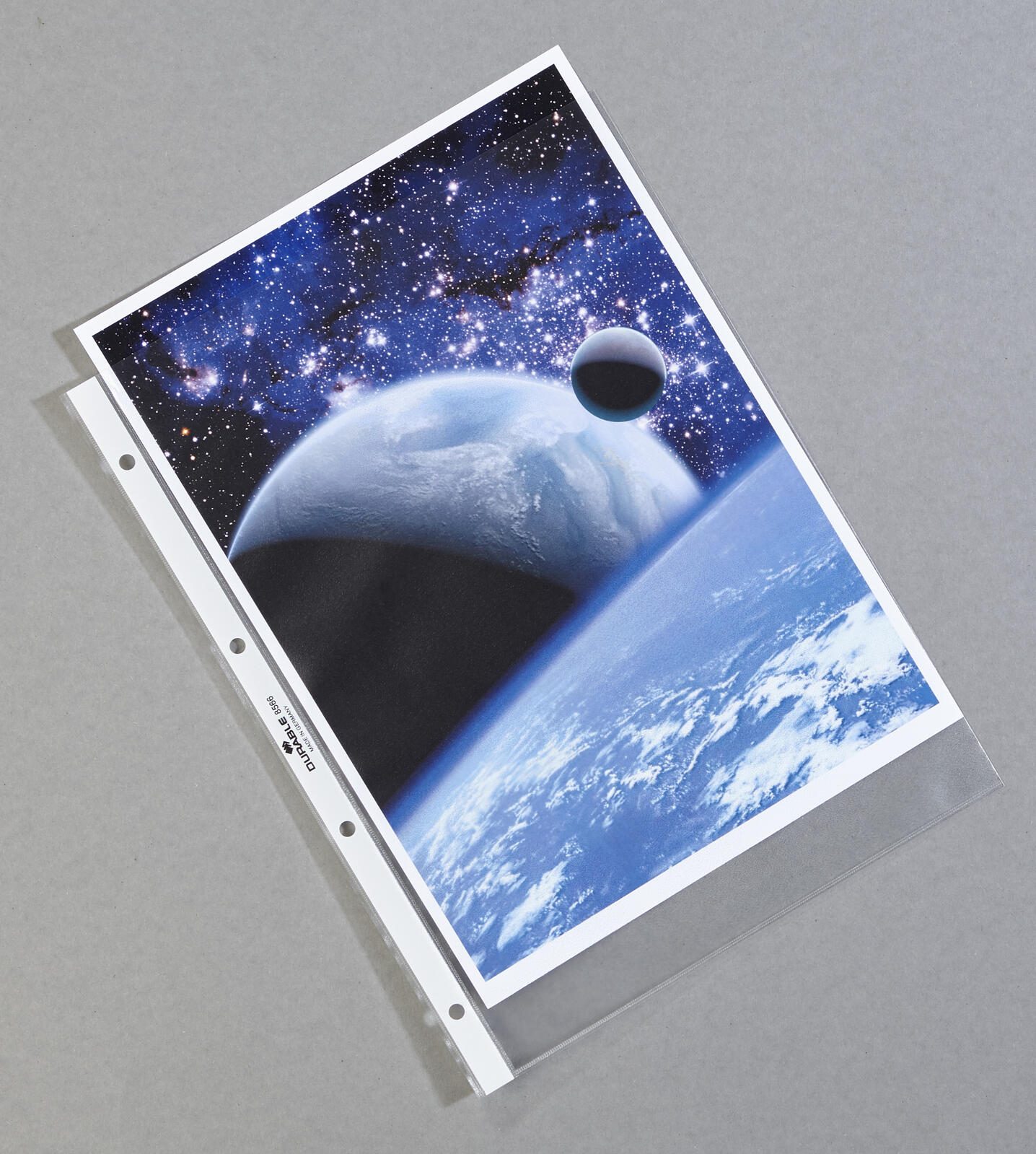 DURABLE Prospekthüllen DIN A4 quer 0.12 mm transparent