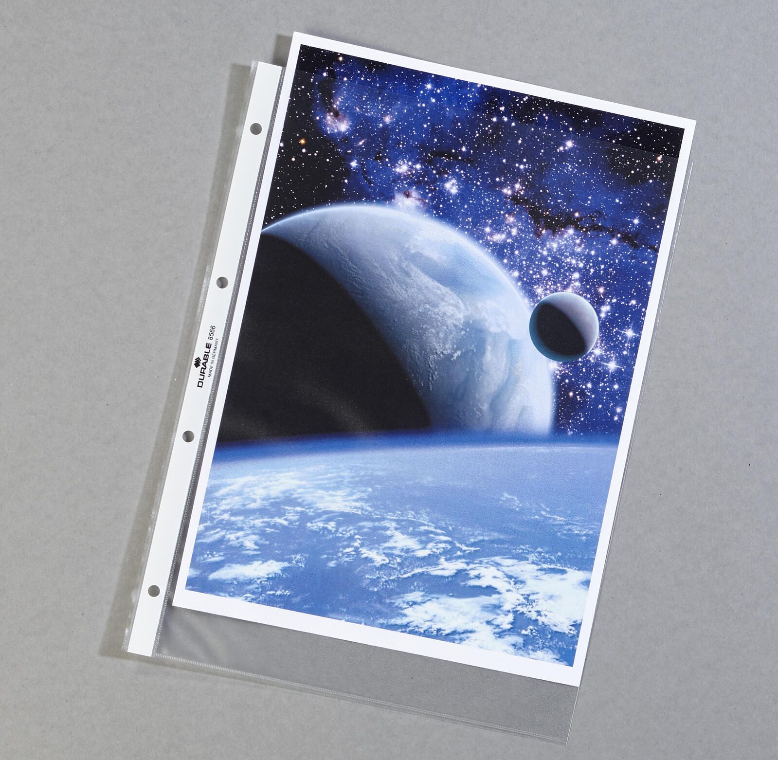 DURABLE Prospekthüllen DIN A4 quer 0.12 mm transparent