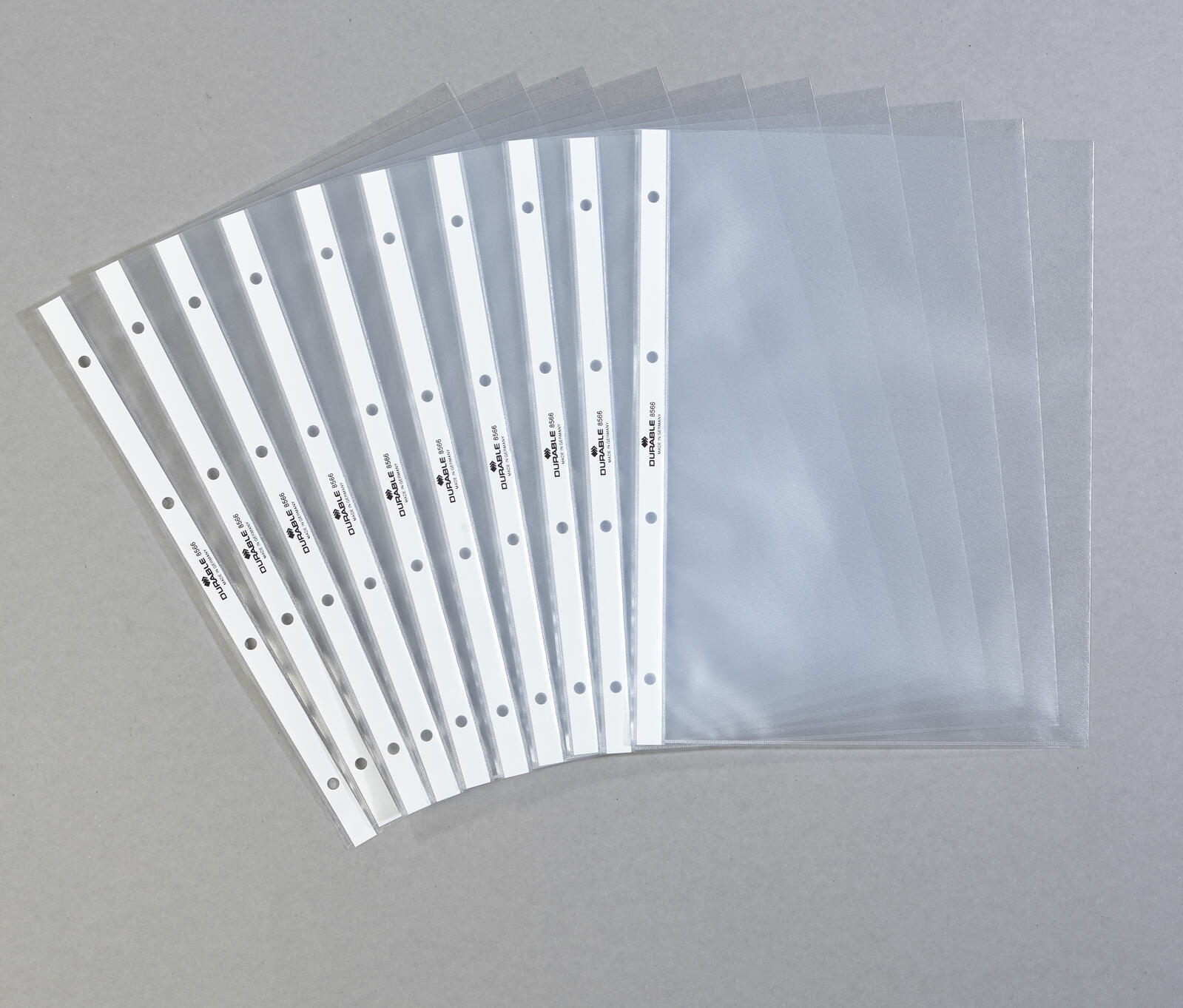 DURABLE Prospekthüllen DIN A4 quer 0.12 mm transparent