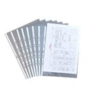 DURABLE Prospekthüllen DIN A3 quer 0.12 mm transparent