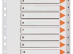 bene Ordnerregister Vollformat 1-12 DIN A4