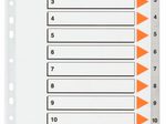 bene Ordnerregister Vollformat 1-12 DIN A4