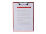 FolderSys Klemmbrett DIN A4 rot