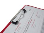 FolderSys Klemmbrett DIN A4 rot