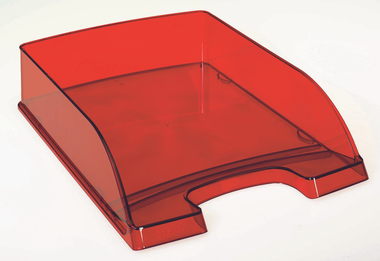 LEITZ Briefablage DIN A4 rot-transparent